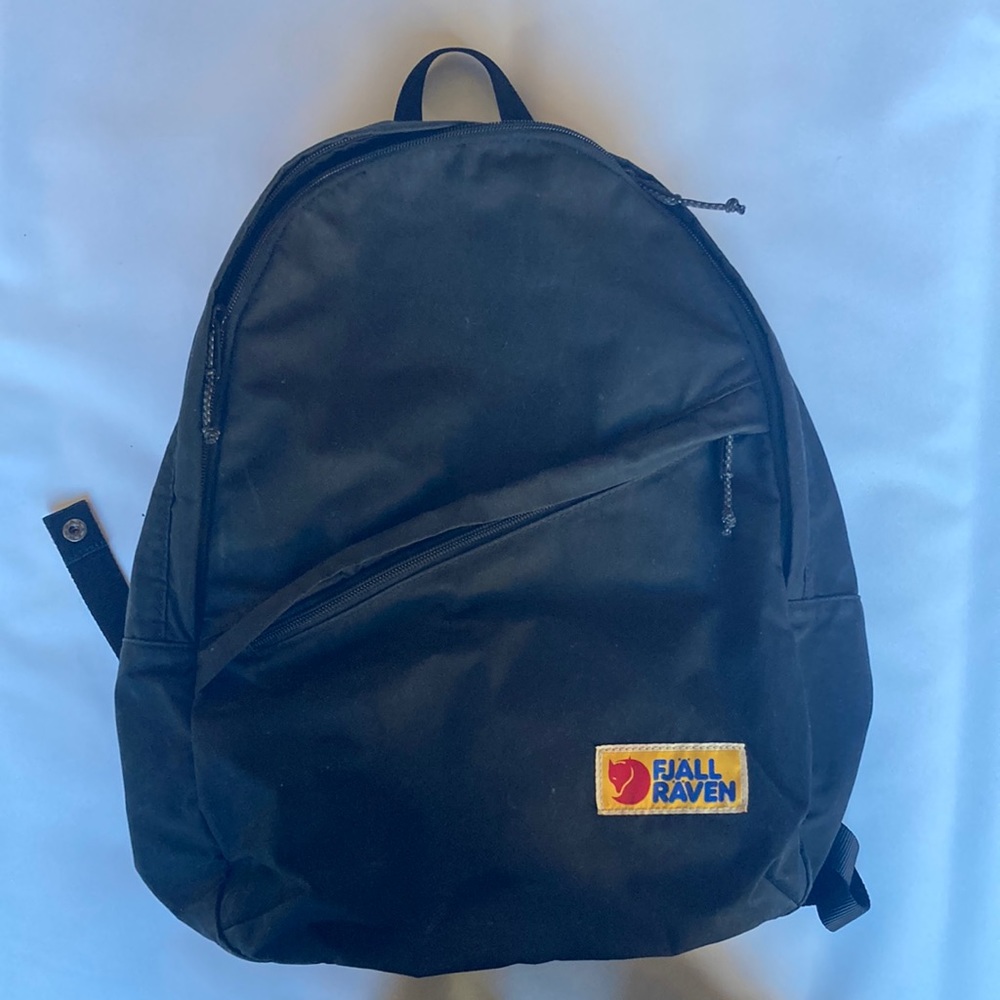 Fjall Raven large black backpack adult size euc